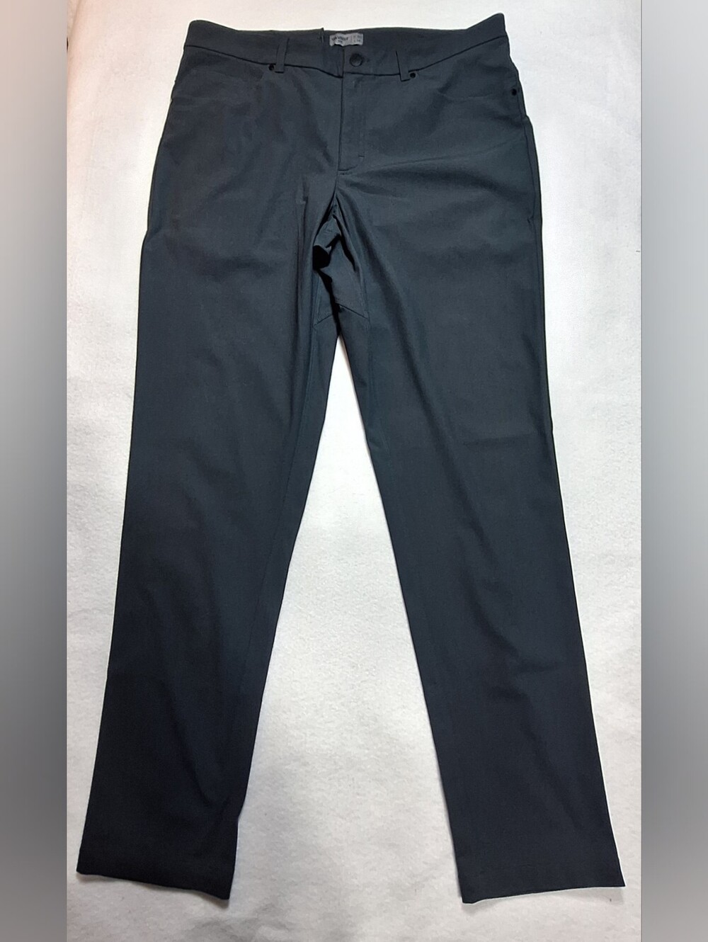 VRST Men's Limitless 5-Pocket Slim Fit Pants Mens 36x34 Gray Chino Performance